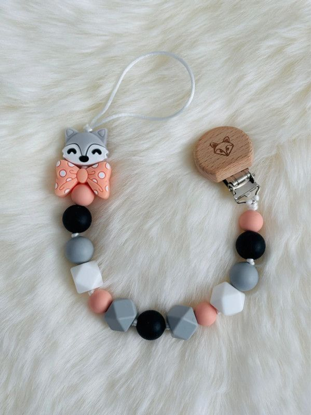 Attache tétine Loup 🐺 