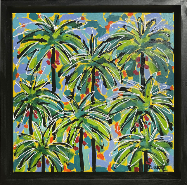 "Abstraction cocotière yellow"