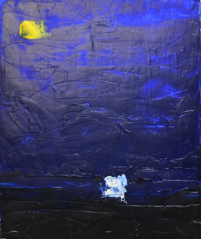 L'infime eclat, Huile sur toile, 50 cm * 61 cm