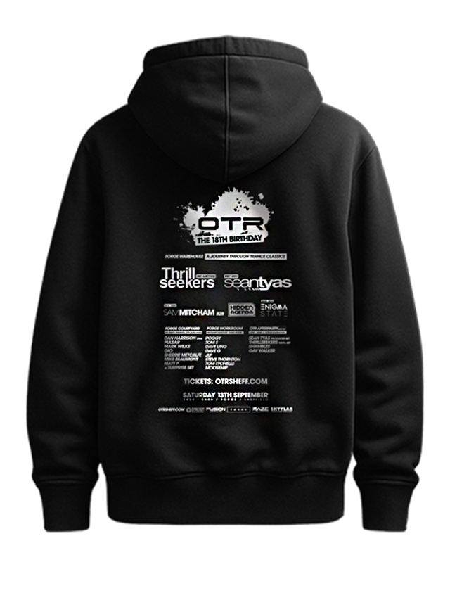OTR Sheffield 18th Birthday Special Event Flyer Hoodie