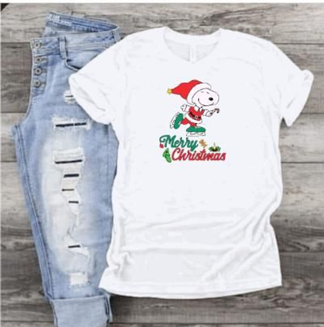 Merry Christmas Snoopy T Shirt