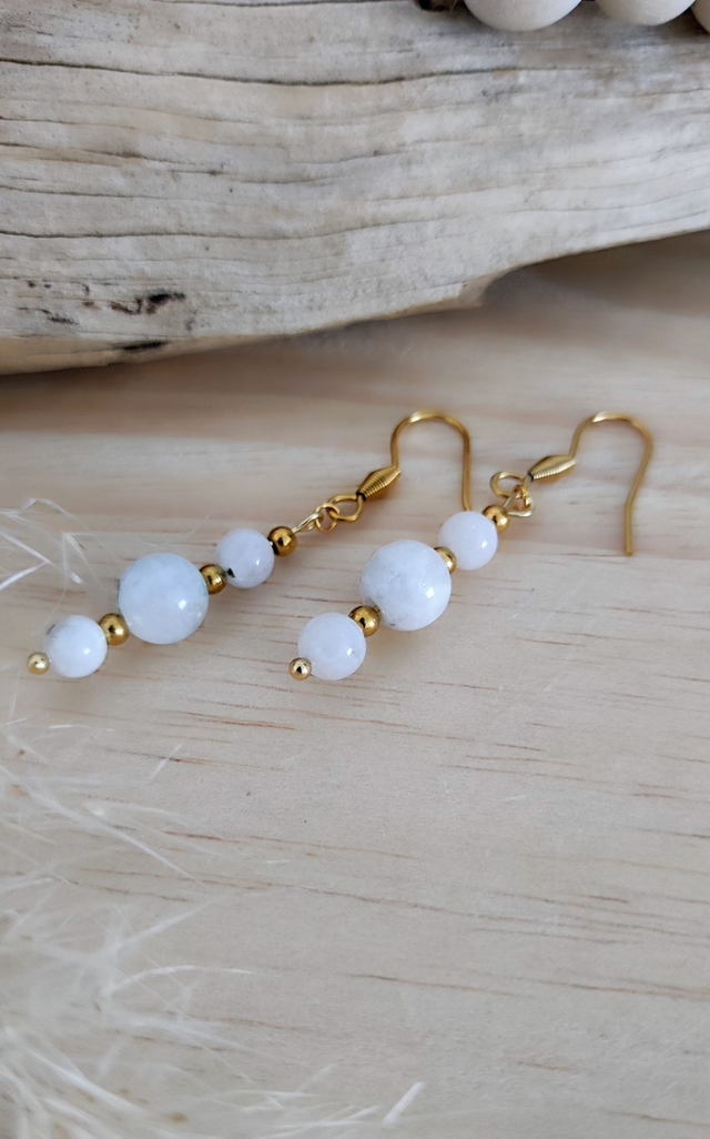 Boucles d'oreilles Péristérite