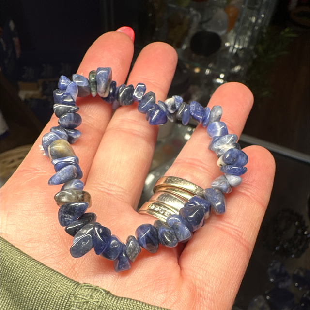 Sodalite Chip Bracelet 