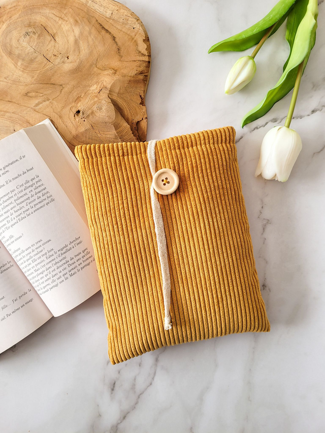 Pochette à livre Cléa ocre