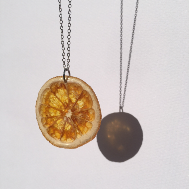 Orange Necklace 