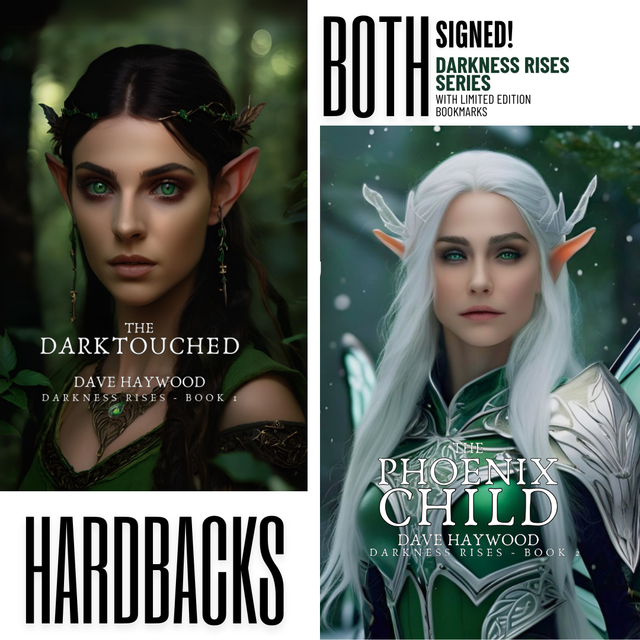 Darkness Rises Signed Series (2 book bundle HARDBACKS)