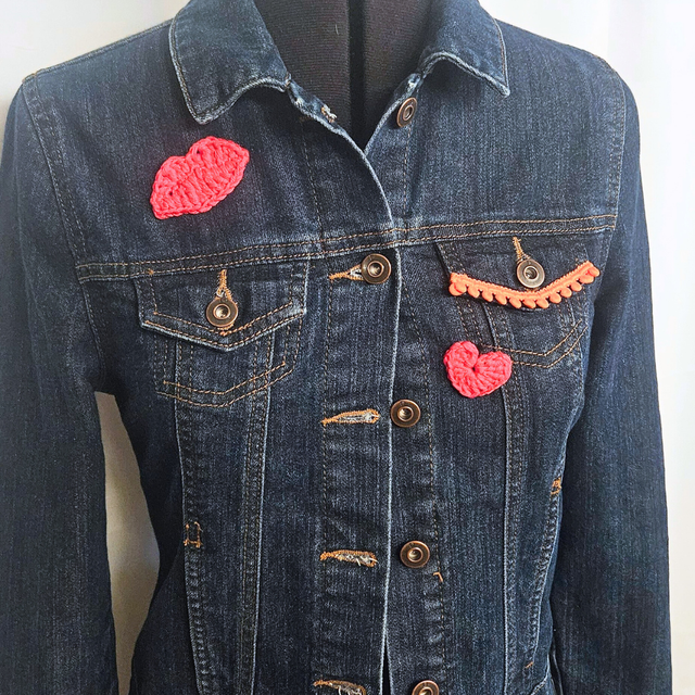Veste en jean brut peps