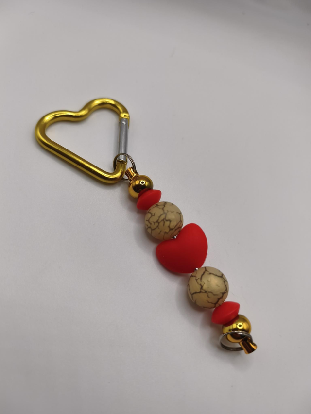 Porte clef coeur rouge ❤️