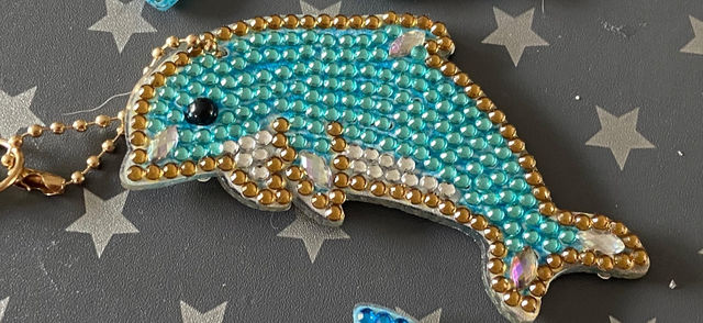 Diamond Painted keyrings