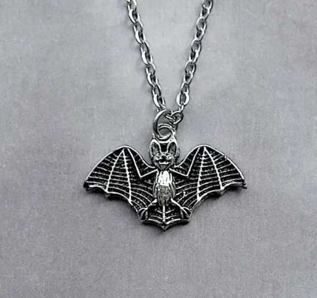 Flying Bat Necklace 