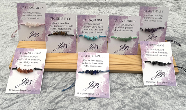 Crystal chip bracelet