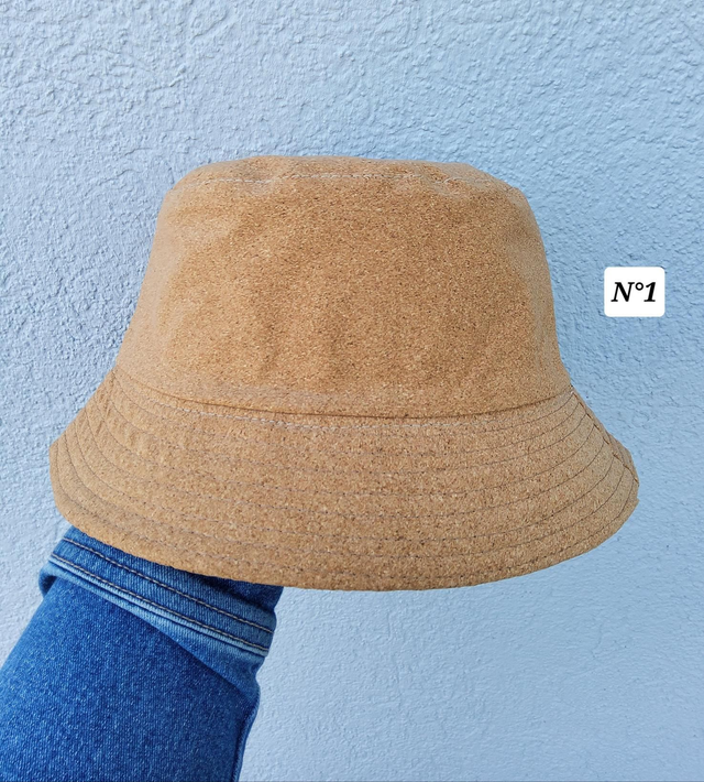 Bobs en liège naturel reconstitué, intérieur noir 