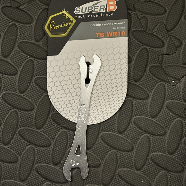 Super B Premium TB-WR10 Double Ended Flat Spanner 8mm &amp; 10mm 