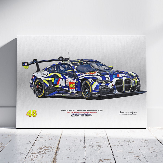 C260204 BMW M4GT3 Le Mans 2024 WRT #46 Valentino Rossi 