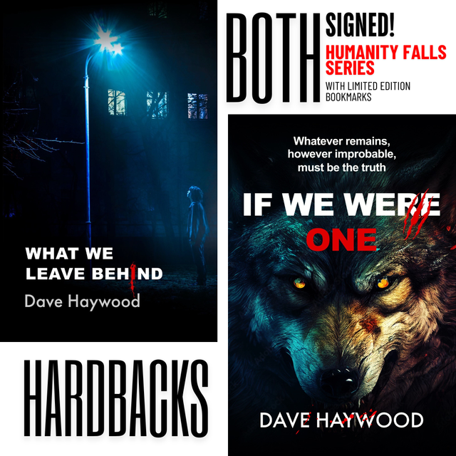 Humanity Falls Signed Series (2 book bundle HARDBACKS)