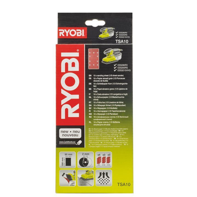 Kit de hojas de liana  RYOBI   TSA10   188x95mm