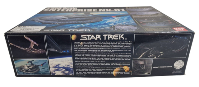 1/850 scale Enterprise NX-01 model kit