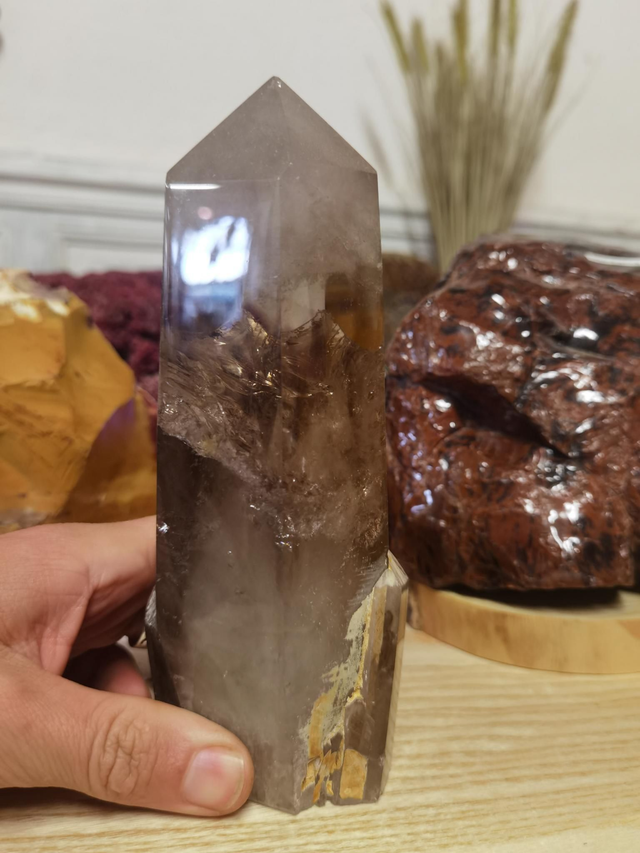 Pointe de Quartz fumé