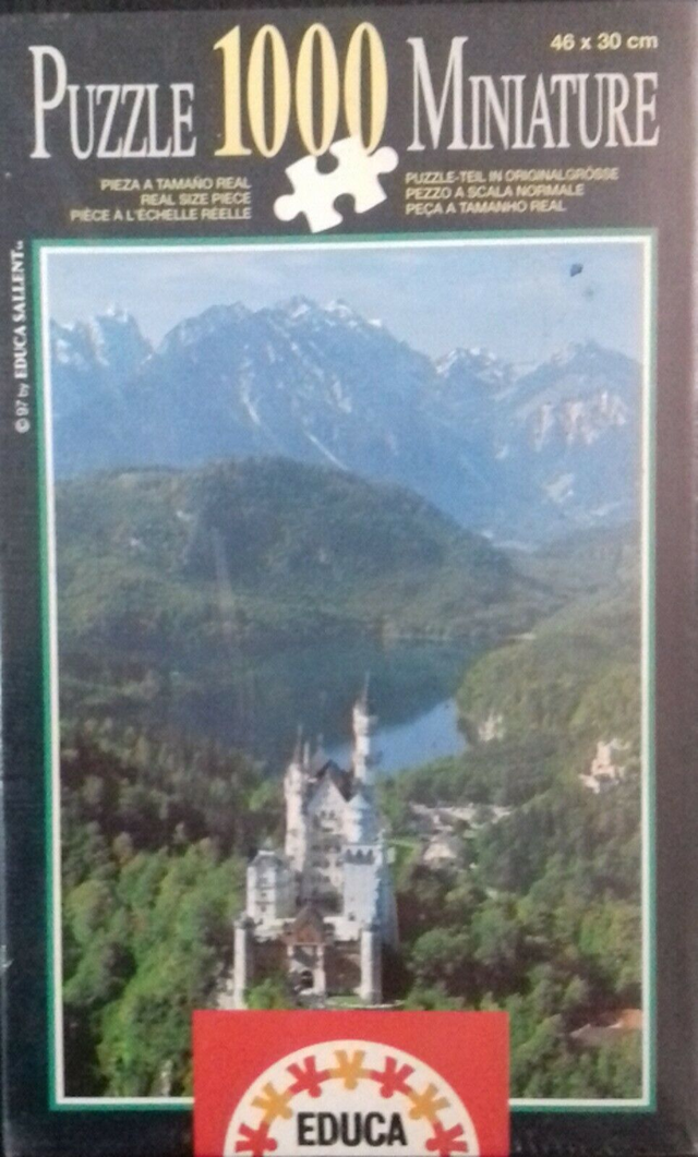 Puzzle MINI 1000 pezzi PESCA A TAMANHO REAL sviluppo 46x30 cm. - produttore EDUCA SALLENT 