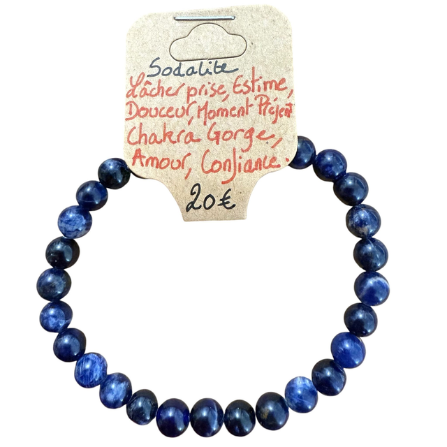 Bracelet Sodalite ~ 6 mm 