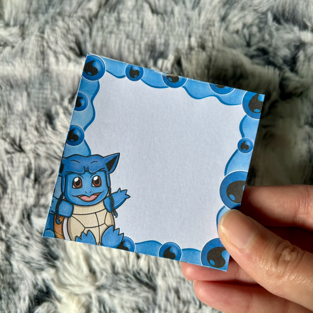 Squirtle Square Notepad