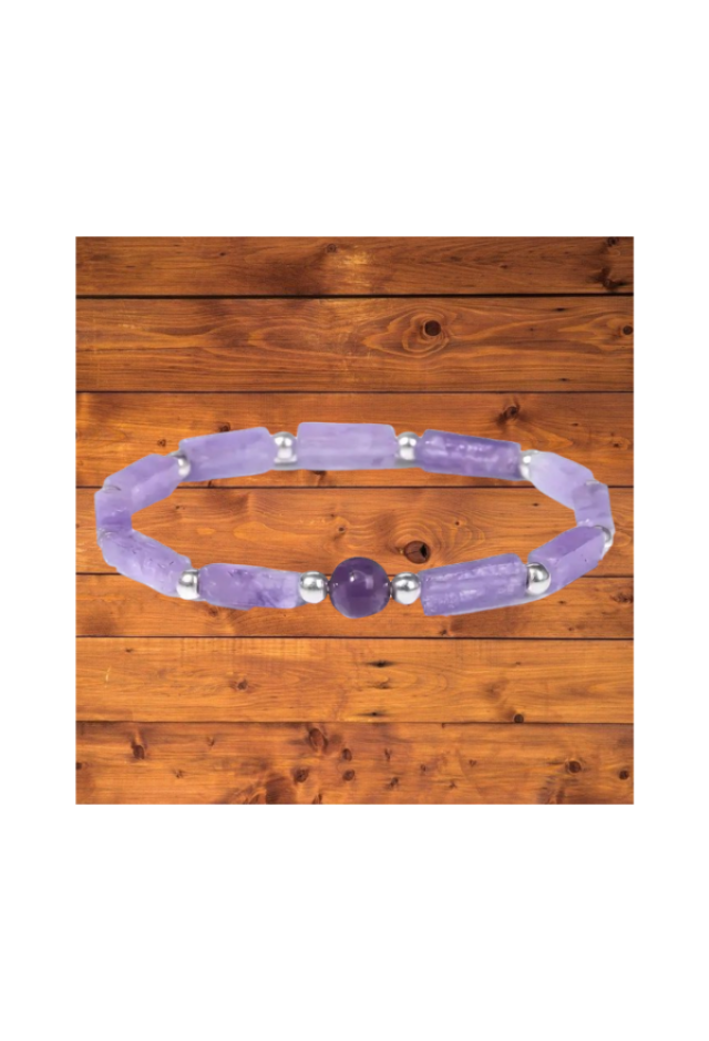 Naturstein-Armband Schutz 4 Amethyst