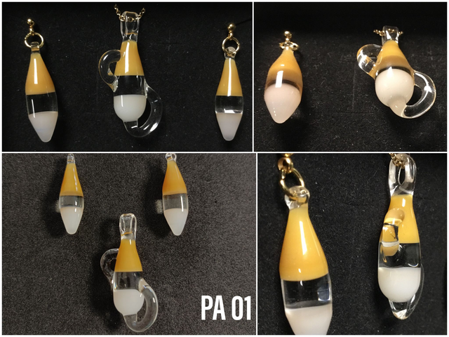 Parure pendentif et boucles d’oreilles réf PA 001