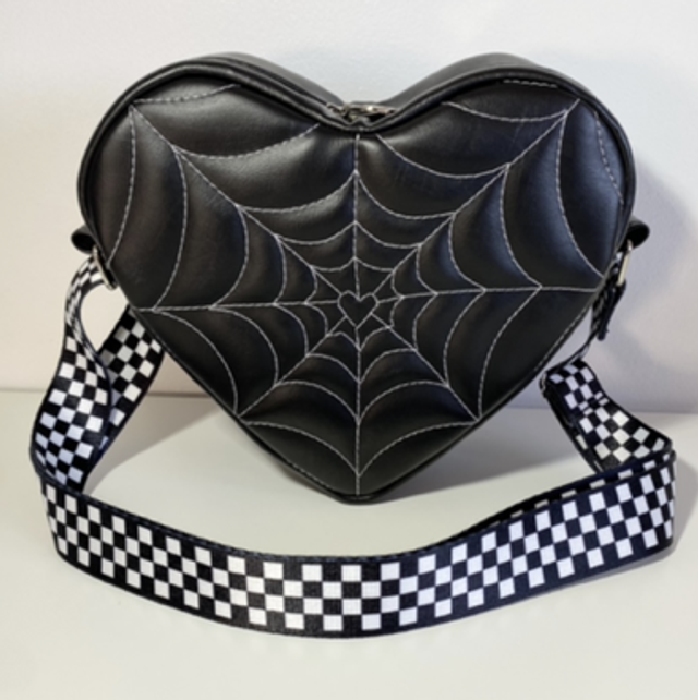 Spider Web Heart Bag