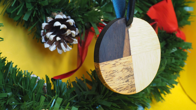 Boule de Noël Patchwork