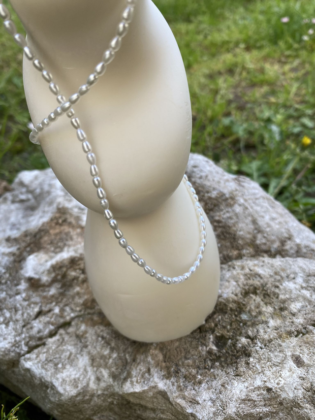 Bracelet / Collier Perles Résine 