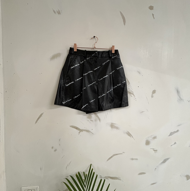 Reworked short ecopelle 