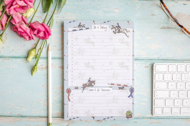 Show Jumping To Do List Pad