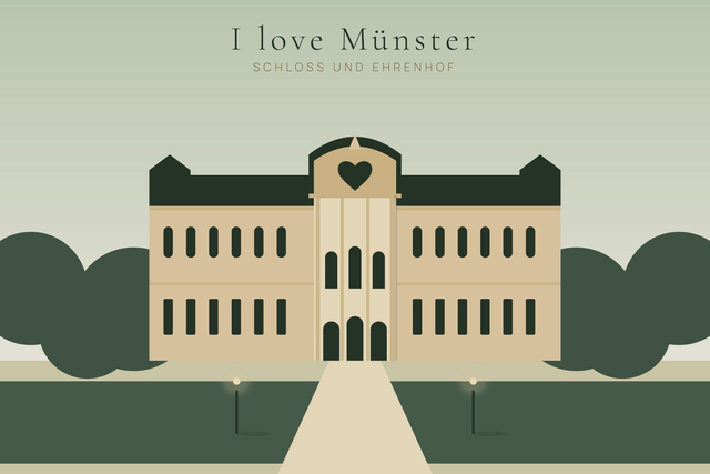 I love Münster – Schloss
