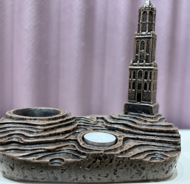 Domtoren (18 cm) Waxine - Plant (Bruin)