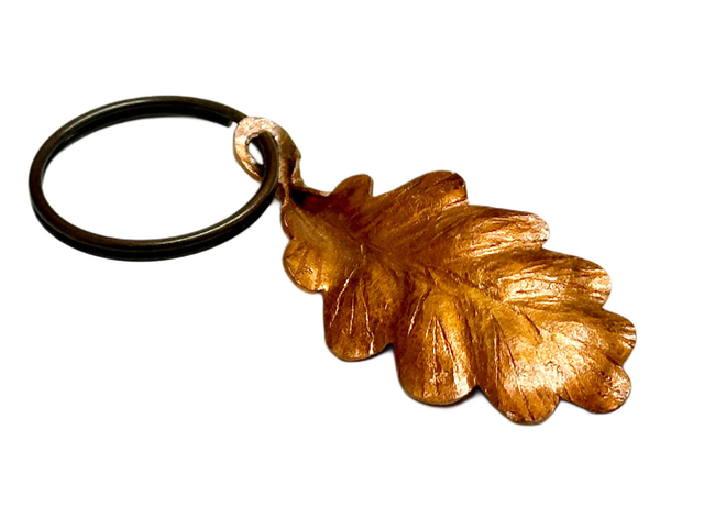 Tree of Hope Copper Leaf Keyring