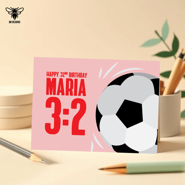 Football - Birthday Card