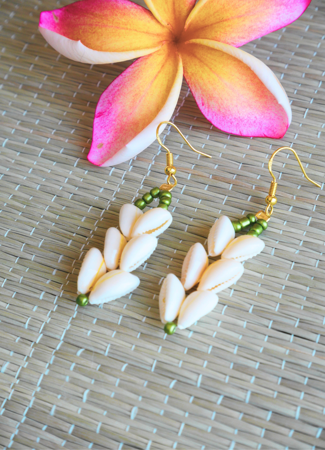 Boucles d'oreilles Hinatea - Collection HEREANI