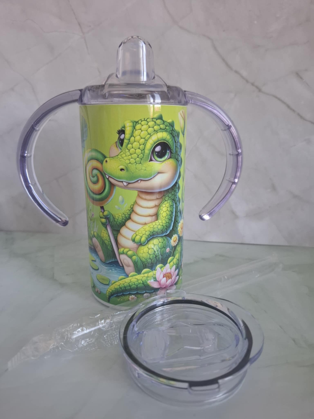 Verre évolutif crocodile gourmand