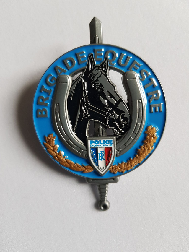 Insigne métallique Brigade Équestre