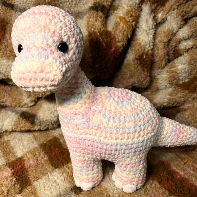 Grand Dinosaure Rose