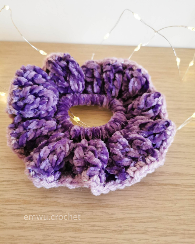 💗 Chouchou Self-Love - Violet et parme scintillant