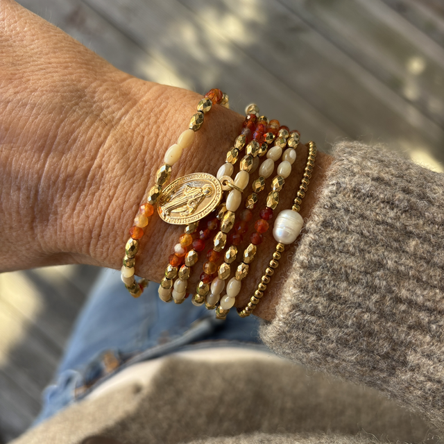 Bracelet 6 tours et Collier Médaille Miraculeuse