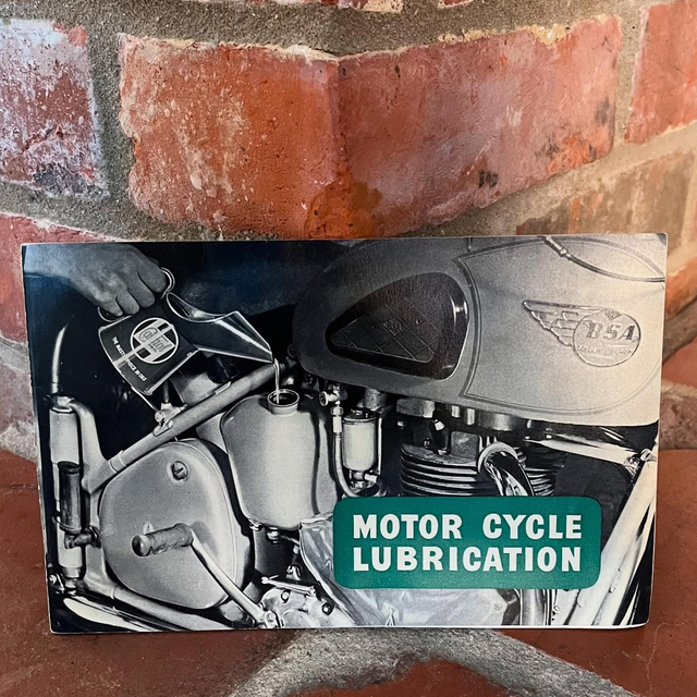1950’s Castrol Motor Oil Motorcycle Lubrication Booklet