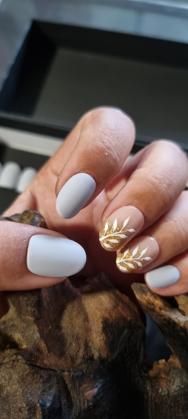 Gold Grey folliage rond xs