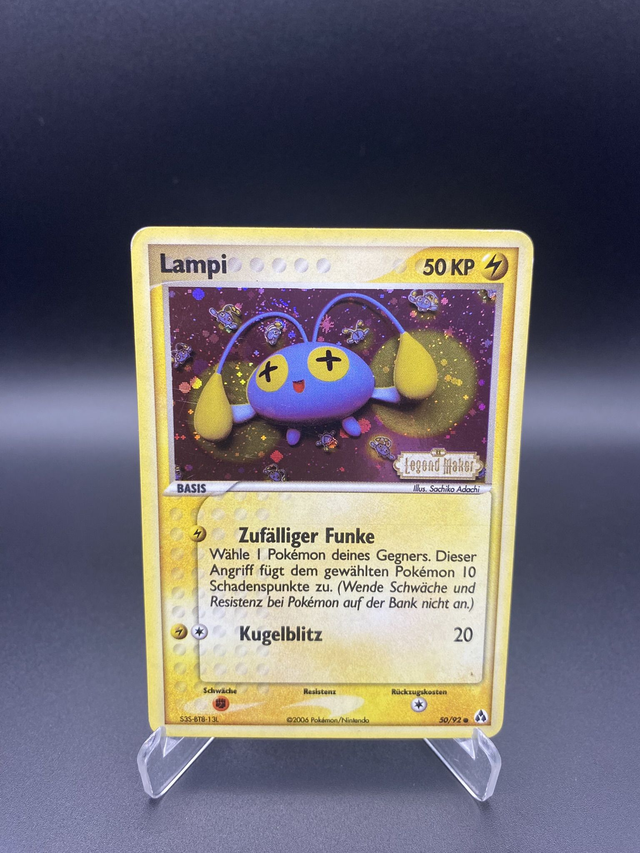 Lampi (50/92) EX Legend Maker - Excellent - DE - Reverse Holo mit Stamp