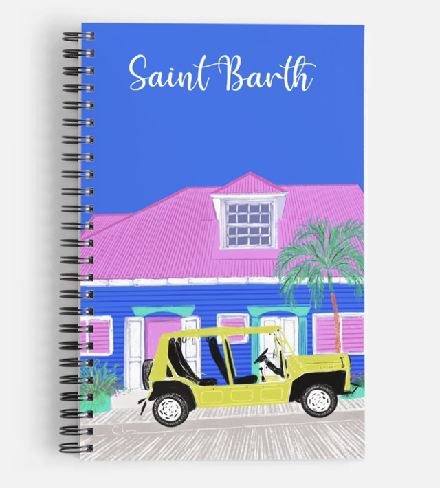 Spiral notebook Yellow Moke &amp; Guerite Totem