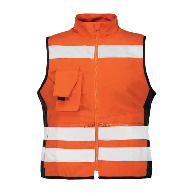 Chaleco Geologo Canvas Naranjo Mujer Reflectante 360°