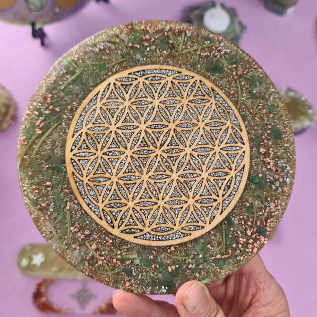 Fleur de vie Aventurine Protection Romarin 