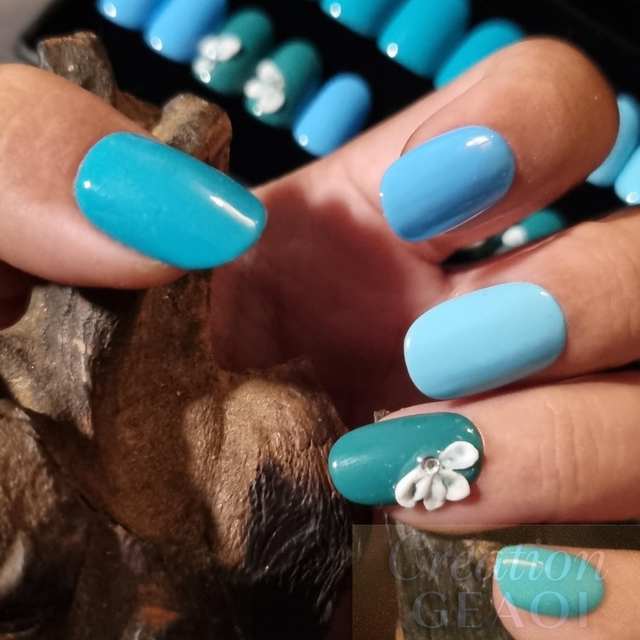 Nébuleuse en bleue little oval S