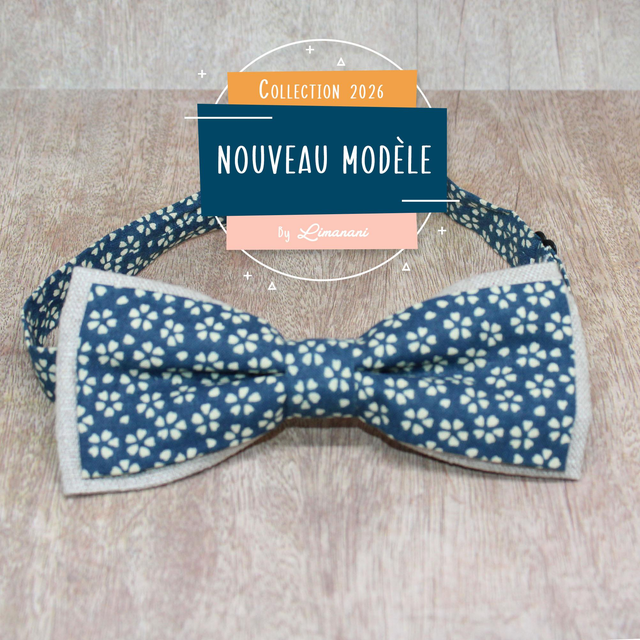 PŪREHUA – Le nœud papillon en tissu ajustable